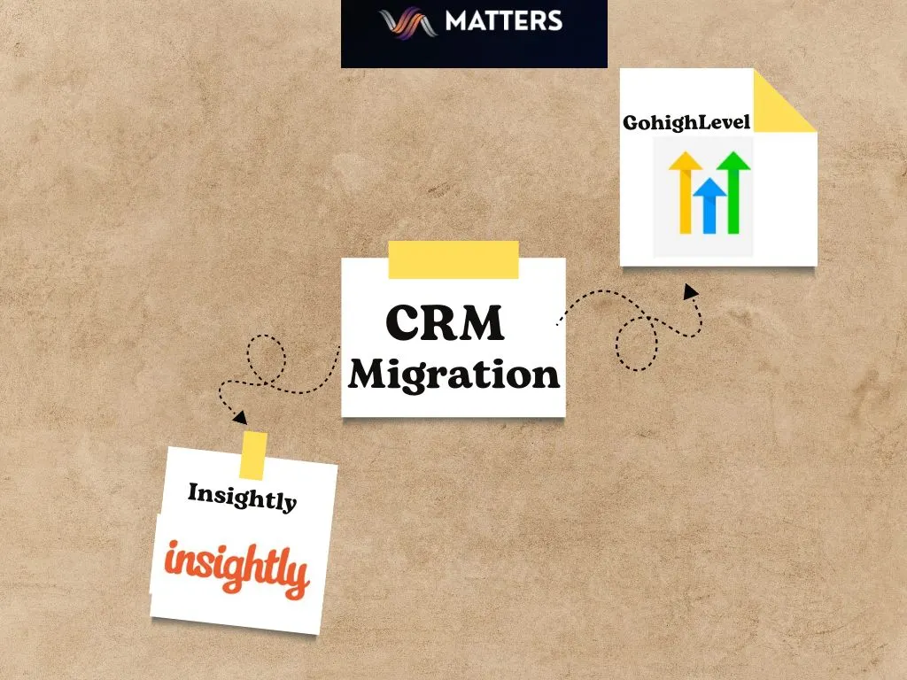 Insightly crm to gohighlevel crm migration services